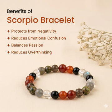 Scorpio Natural Multi Stone Bracelet - 3