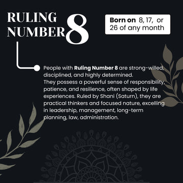 Ruling Number 8 | Crystal Bracelet | Numerology Bracelet - 8mm - 2