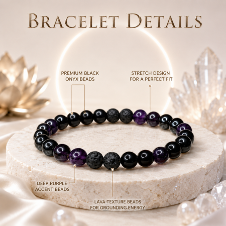 Ruling Number 8 | Crystal Bracelet | Numerology Bracelet - 8mm - 3
