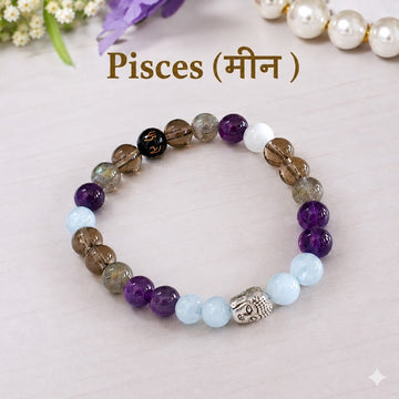 Pisces Natural Multi-Stone Bracelet - 1
