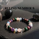 Ruling Number 8 | Crystal Bracelet | Numerology Bracelet - 8mm