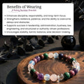 Ruling Number 8 | Crystal Bracelet | Numerology Bracelet - 8mm