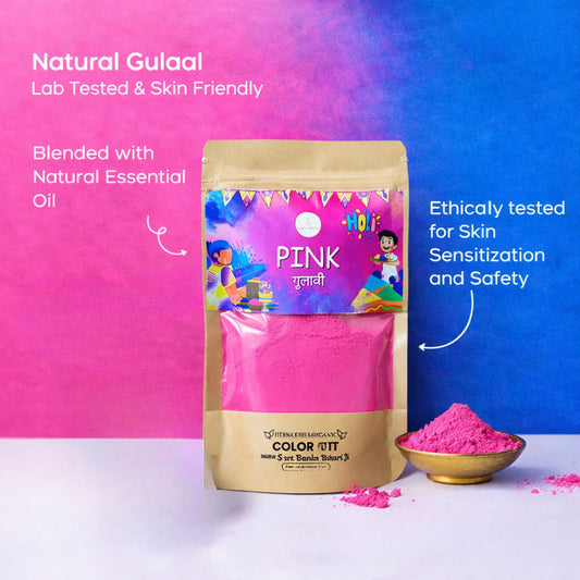Organic Pink Gulal – Divine Blessings of Shri Banke Bihari Ji