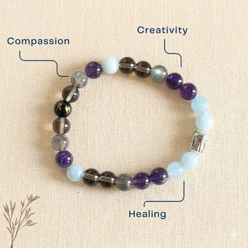 Pisces Natural Multi-Stone Bracelet - 4