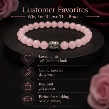 Love Attraction Bracelet (Original Rose Quartz) - 5