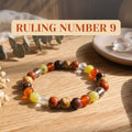 Ruling Number 9 | Crystal Bracelet | Numerology Bracelet - 8mm