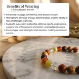 Ruling Number 9 | Crystal Bracelet | Numerology Bracelet - 8mm