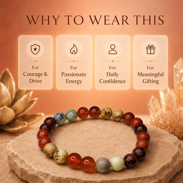 Ruling Number 9 | Crystal Bracelet | Numerology Bracelet - 8mm - 4