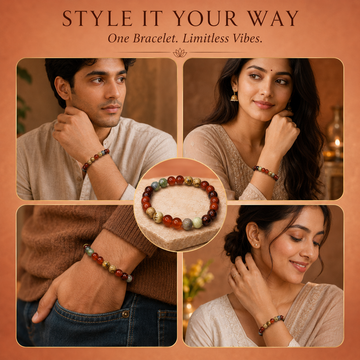 Ruling Number 9 | Crystal Bracelet | Numerology Bracelet - 8mm - 5