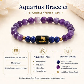 Aquarius Bracelet (Kumbh Rashi Bracelet) - 5