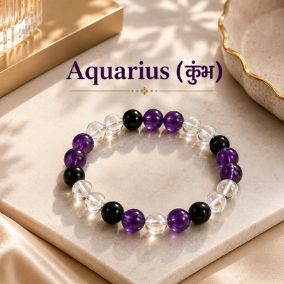 Aquarius Natural Multi Stones Bracelet