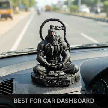 Black Hanuman Idol (Size: Approx. 11 cm) - 4
