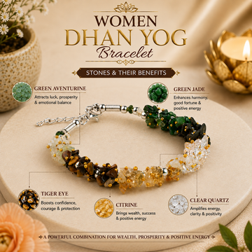 Women Dhan Yog Stone Bracelet - 2