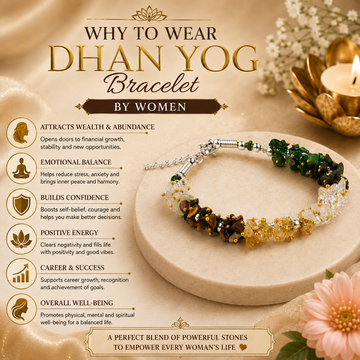 Women Dhan Yog Stone Bracelet - 4