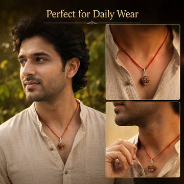 7 Mukhi Rudraksha Pendent - 3