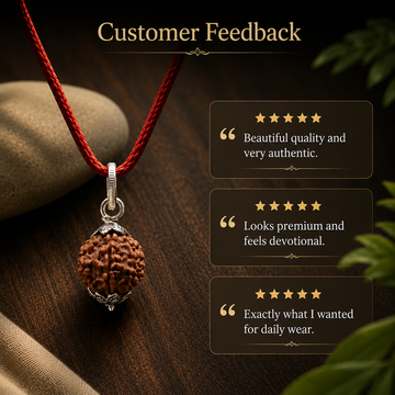 7 Mukhi Rudraksha Pendent - 5