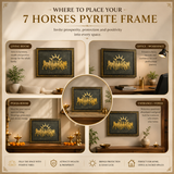 7 Horses Pyrite Frame