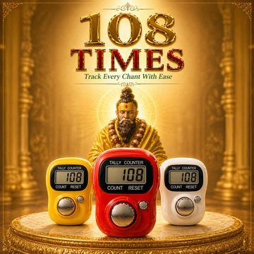 Premanand Ji Idol with Digital Jaap Counter (Pack of 3) – Spiritual Meditation Combo - 4
