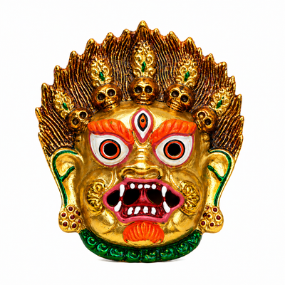 Kirtimukh Premium Wall Hanging | Golden Glow