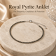 Royal Pyrite Anklet