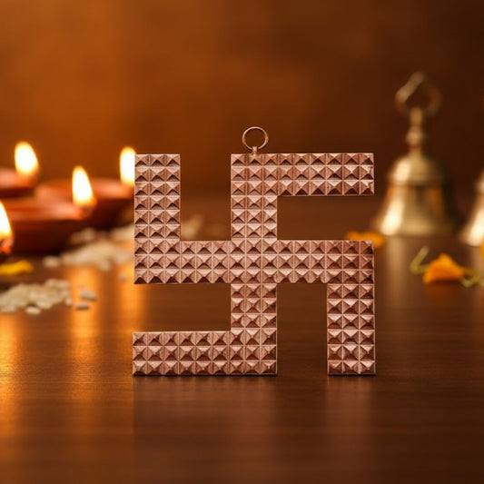 Copper Swastik (Approx 8 CM)
