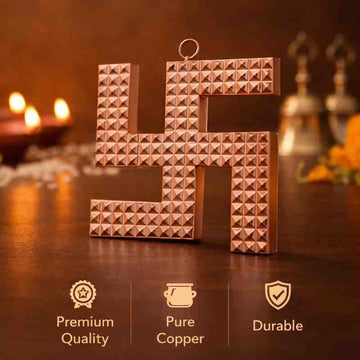 Copper Swastik (Approx 8 CM) - 3