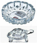 Crystal Tortoise With Plate (Size Approx 4.5 Inch)