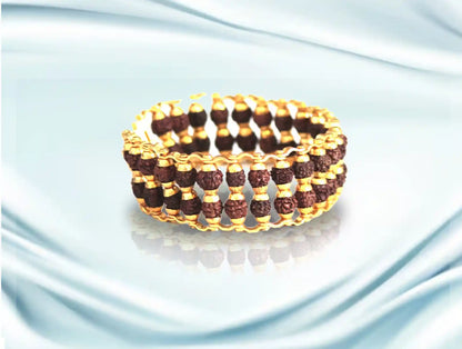 Double Layer Rudraksha Bracelet