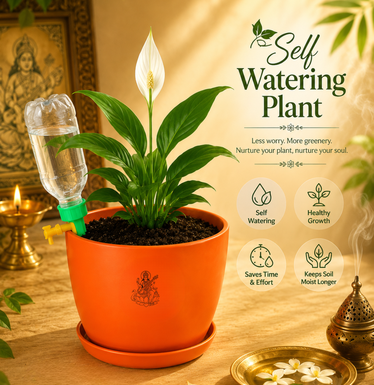 Peace Lily — Shanti Lily शांति लिली (Spathiphyllum spp.)