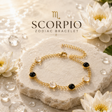 Scorpio Zodiac Gold Bracelet for Women