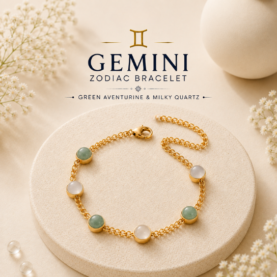 Gemini Zodiac Bracelet for Women