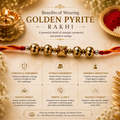 Golden Pyrite Rakhi