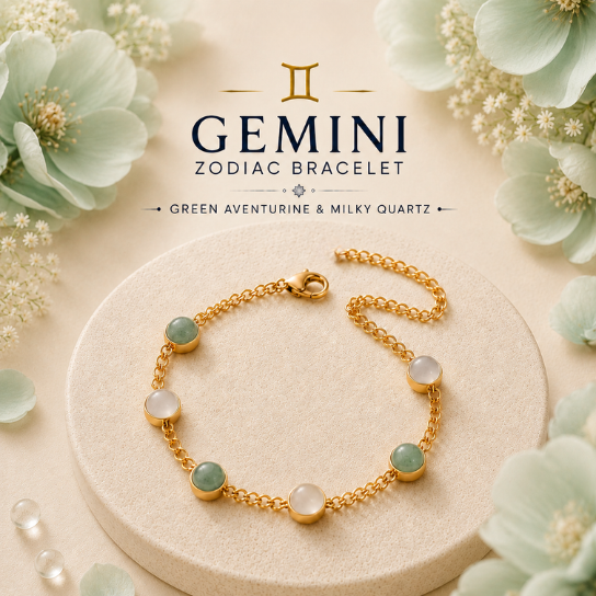 Gemini Zodiac Bracelet for Women