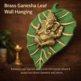 Green Metal Patta Ganesh Hanging