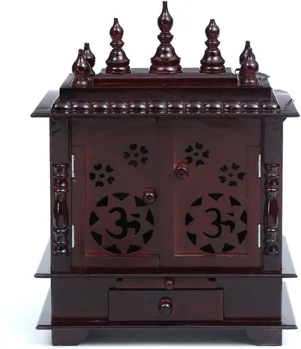 Handcrafted Wooden Home Temple