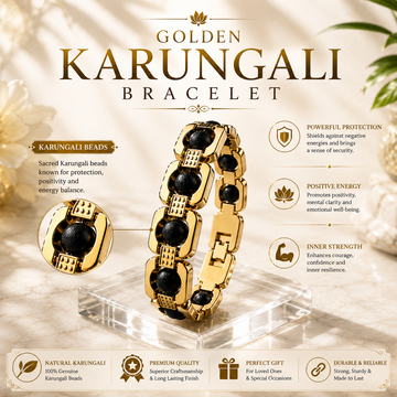 Golden Karungali Bracelet - 2