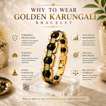 Golden Karungali Bracelet - 3