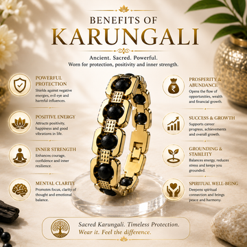 Golden Karungali Bracelet - 4