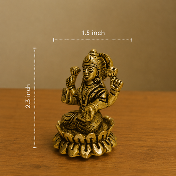 Maa Laxmi Brass Idol - 4