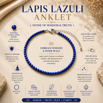Lapis Lazuli Anklet - 2