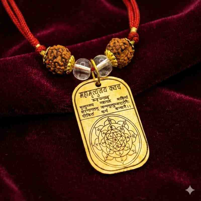 Maha Mritunjay Kavach Pendant