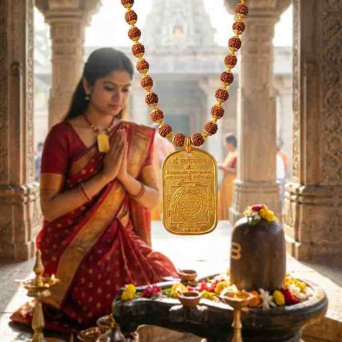 Maha Mritunjay Kavach Pendant