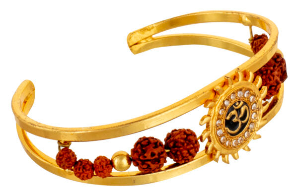 OM Rudraksh Kada (Adjustable Size Kada)