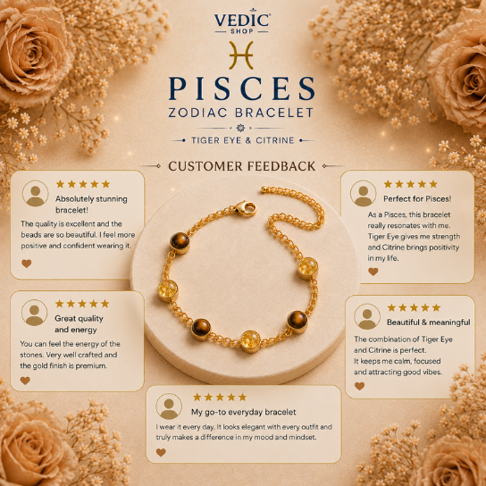 Pisces Zodiac Bracelet for Women