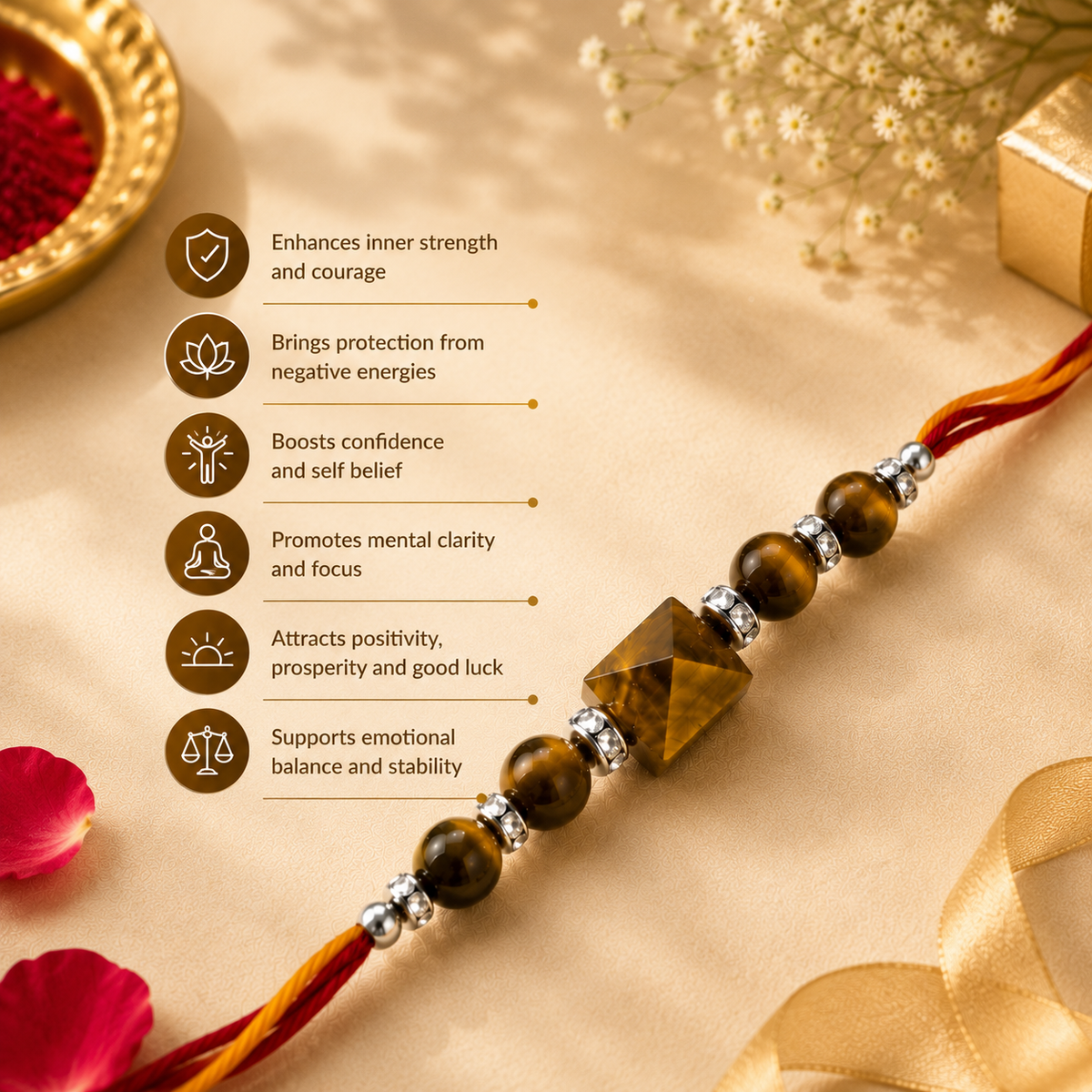 Tiger Eye Rakhi