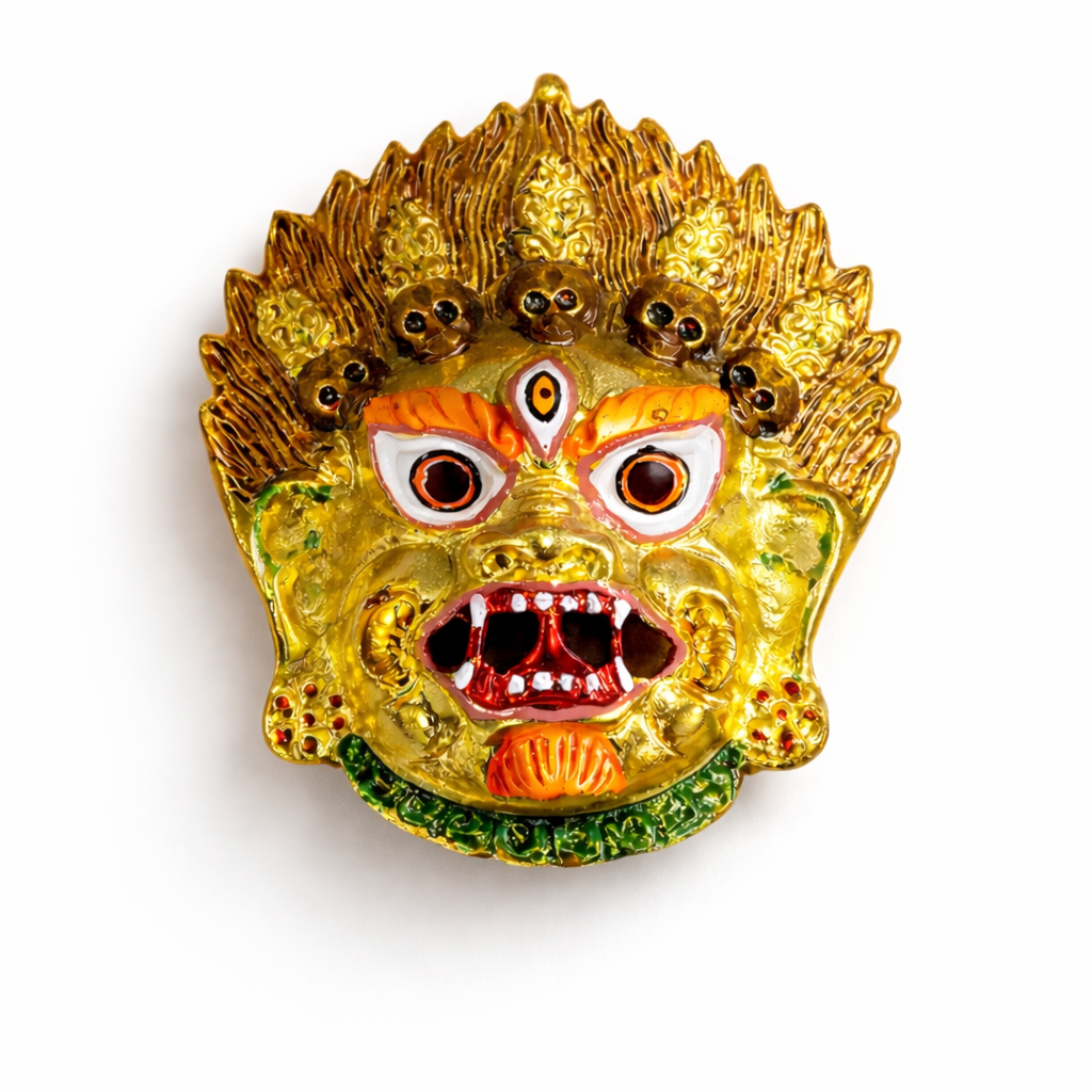 Kirtimukh  Wall Decor |  Golden Yellow