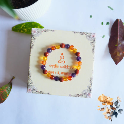 Aries Natural Multi Stones Bracelet