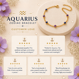 Aquarius Zodiac Bracelet for Women