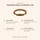 Aries Zodiac Red Jasper & Tiger's Eye Bracelet, why Vedic Shop