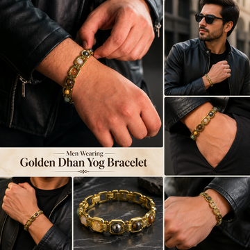 Golden Dhan Yog Bracelet - 5